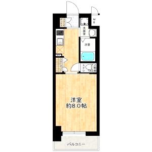 ディクス梅田東レジデンスの間取り図