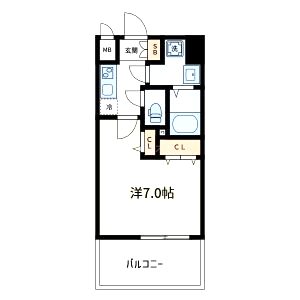 ラシーヌ瓦屋町の間取り図