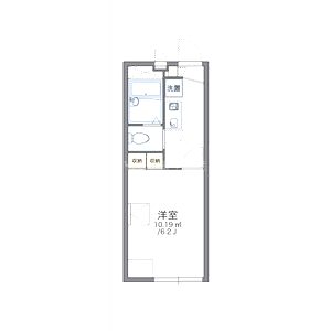 レオパレスハーバー東出町の間取り図
