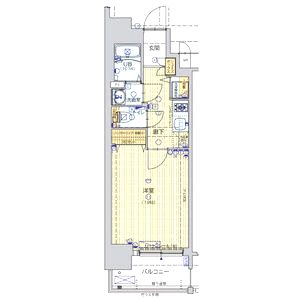 ジアコスモ谷町四丁目の間取り図