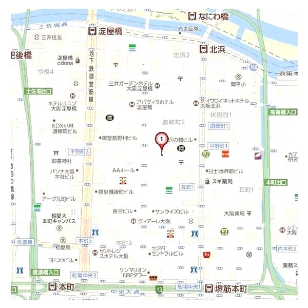 スプランディッド淀屋橋DUEの外観2枚目