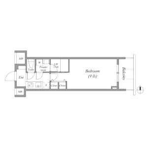 スプランディッド淀屋橋DUEの間取り図