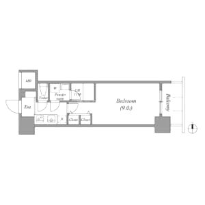 スプランディッド淀屋橋DUEの間取り図