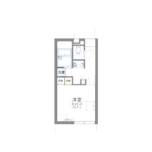 レオパレス三田駅前の間取り図