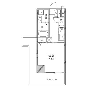 西宮北口プライマリーワンの間取り図