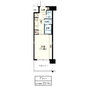 スプランディッド放出の間取り図