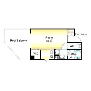 ユニッソン朝潮橋の間取り図