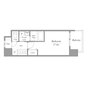 BROAD 新うめきたRESIDENCEの間取り図