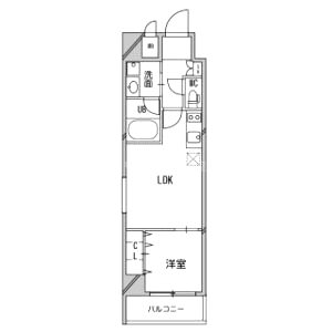 南堀江プライマリーワンの間取り図