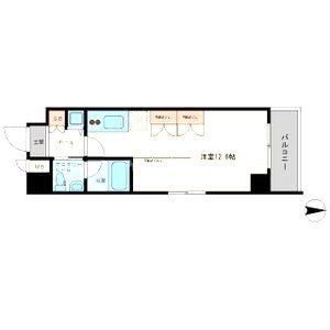 南堀江プライマリーワンの間取り図