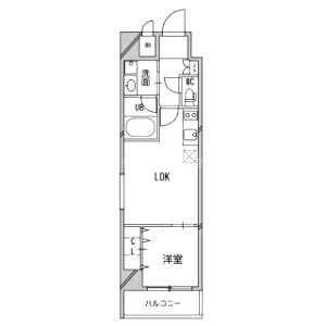 南堀江プライマリーワンの間取り図