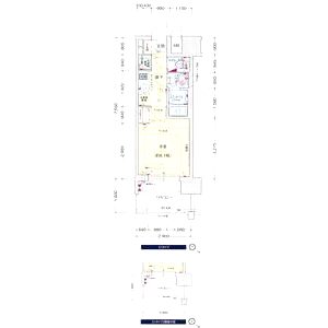 プレサンスKOBEアモーレの間取り図