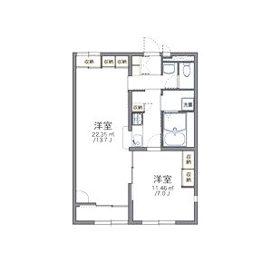 レオパレス奈成の間取り図