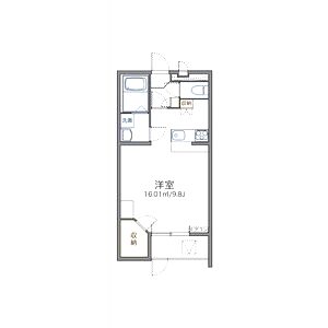 レオパレス我孫子の間取り図