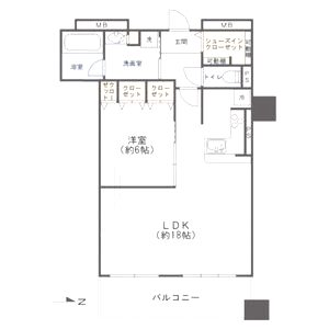 プレサンスレジェンド堺筋本町タワーの間取り図
