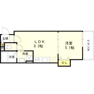 クレアール高槻古曽部の間取り図