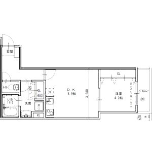 アート高槻の間取り図