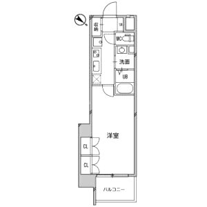 アルファレガロ神戸ウエストの間取り図