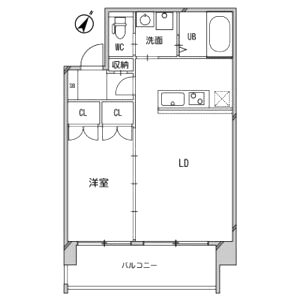 アルファレガロ神戸ウエストの間取り図