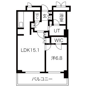ローレルスクエア大阪ベイタワーの間取り図