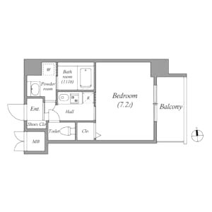 CASSIA福島駅前の間取り図