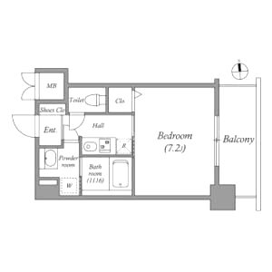 CASSIA福島駅前の間取り図