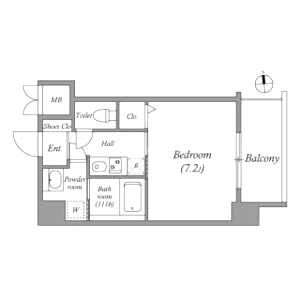 CASSIA福島駅前の間取り図