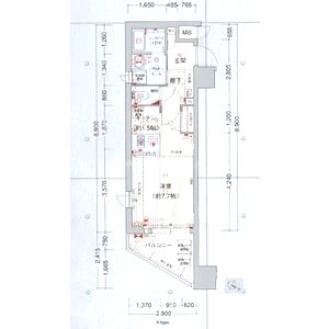 プレサンス神戸駅前グランツの間取り図