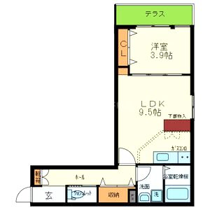 Altair今福 (アルタイルイマフク)の間取り図