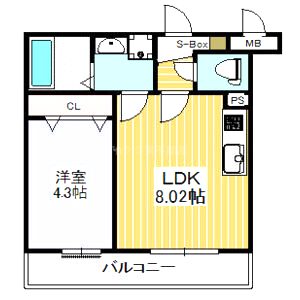 KTIレジデンス上桂の間取り図
