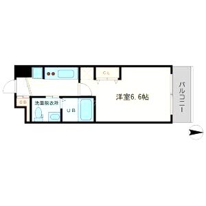 アーデンタワー本町イーストの間取り図