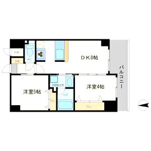 アーデンタワー本町イーストの間取り図