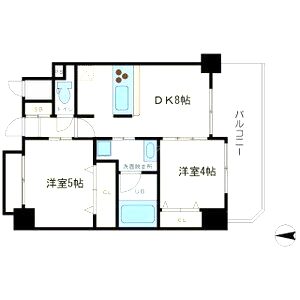 アーデンタワー本町イーストの間取り図