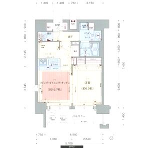 プレサンス三宮ルミネスの間取り図