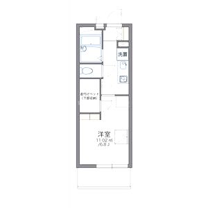レオパレス阪急塚口の間取り図