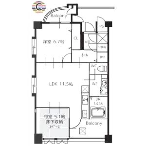 ルンガヴィータの間取り図