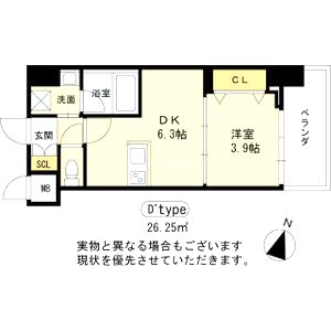 ヴィーナス今里の間取り図