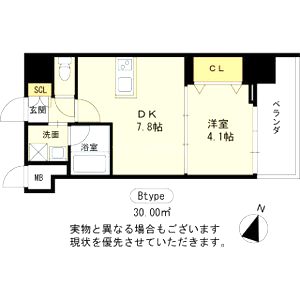 ヴィーナス今里の間取り図