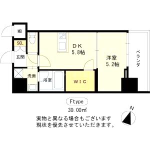 ヴィーナス今里の間取り図