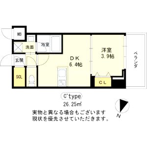 ヴィーナス今里の間取り図