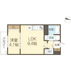 アート茨木の間取り図