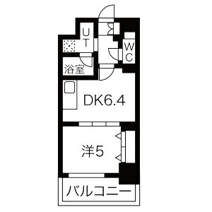 ワコーレ神戸三宮マスターズレジデンスの間取り図