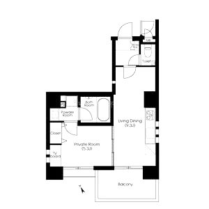 ZEUS 20XXの間取り図