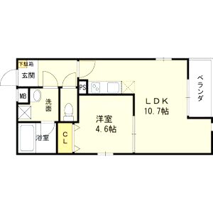 L-STEED岸部CENTRALの間取り図