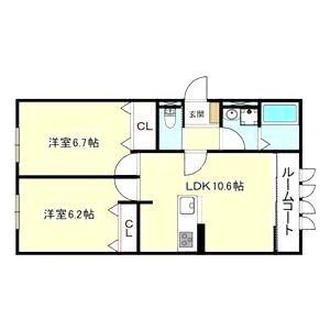 アズーロ垂水IIの間取り図