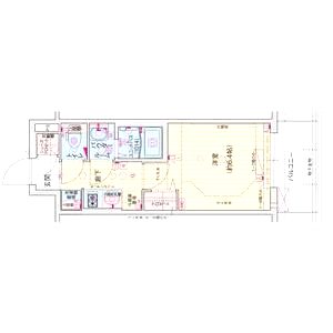 プレサンス淡路駅前の間取り図