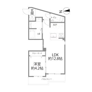 ゼファー今里の間取り図