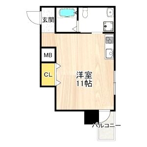 ディアコート宿屋町の間取り図