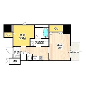 ディアコート宿屋町の間取り図