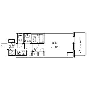 S-RESIDENCE福島Alovitaの間取り図